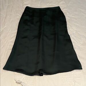 Dress Forum Deep Green Satin Skirt